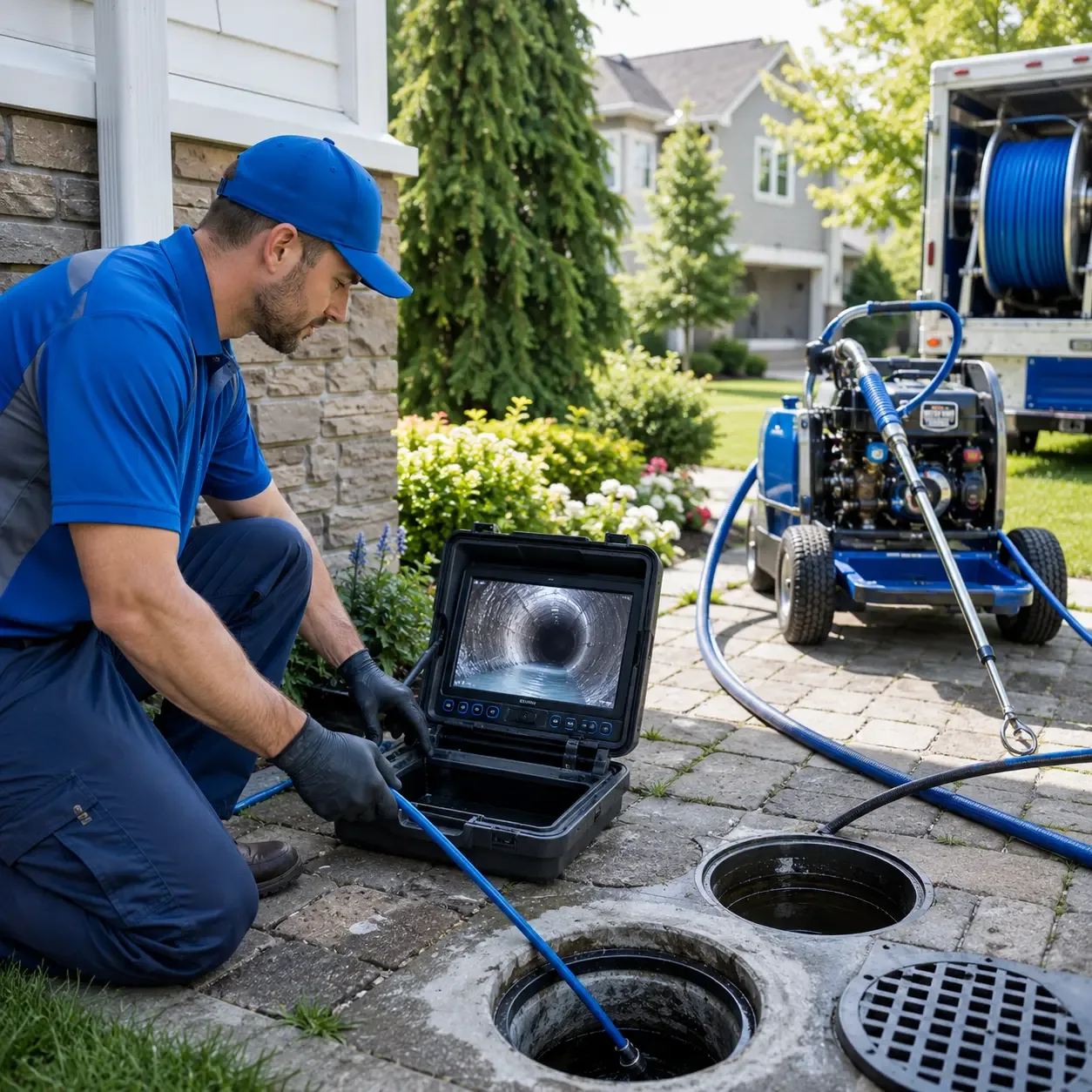 Outdoor drain cleaning professionals serving Hosmer, SD